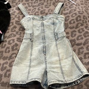 Free people denim romper